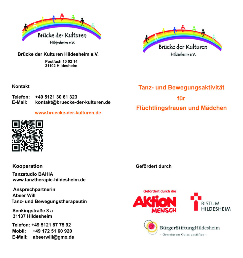 Flyer zu Tanz Bewegung Seite 1