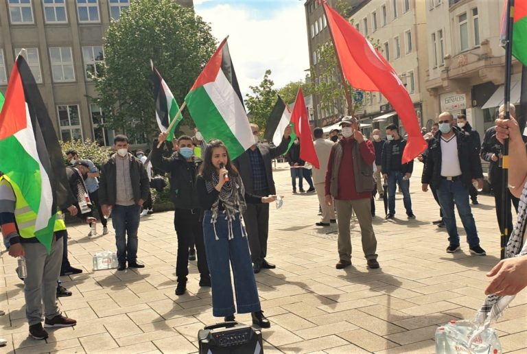 palästinensische Solidaritätsbekundung