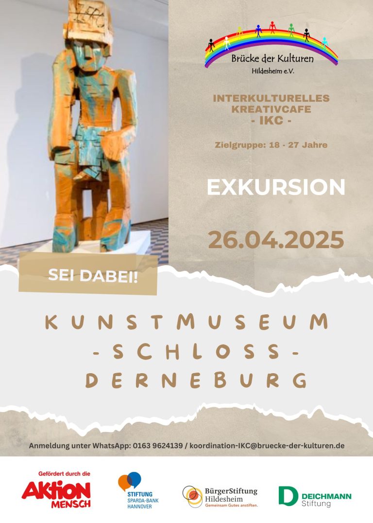 Exkursion zum Kunstmuseum Schloss Derneburg im Rahmen des interkulturellen KreativCafés