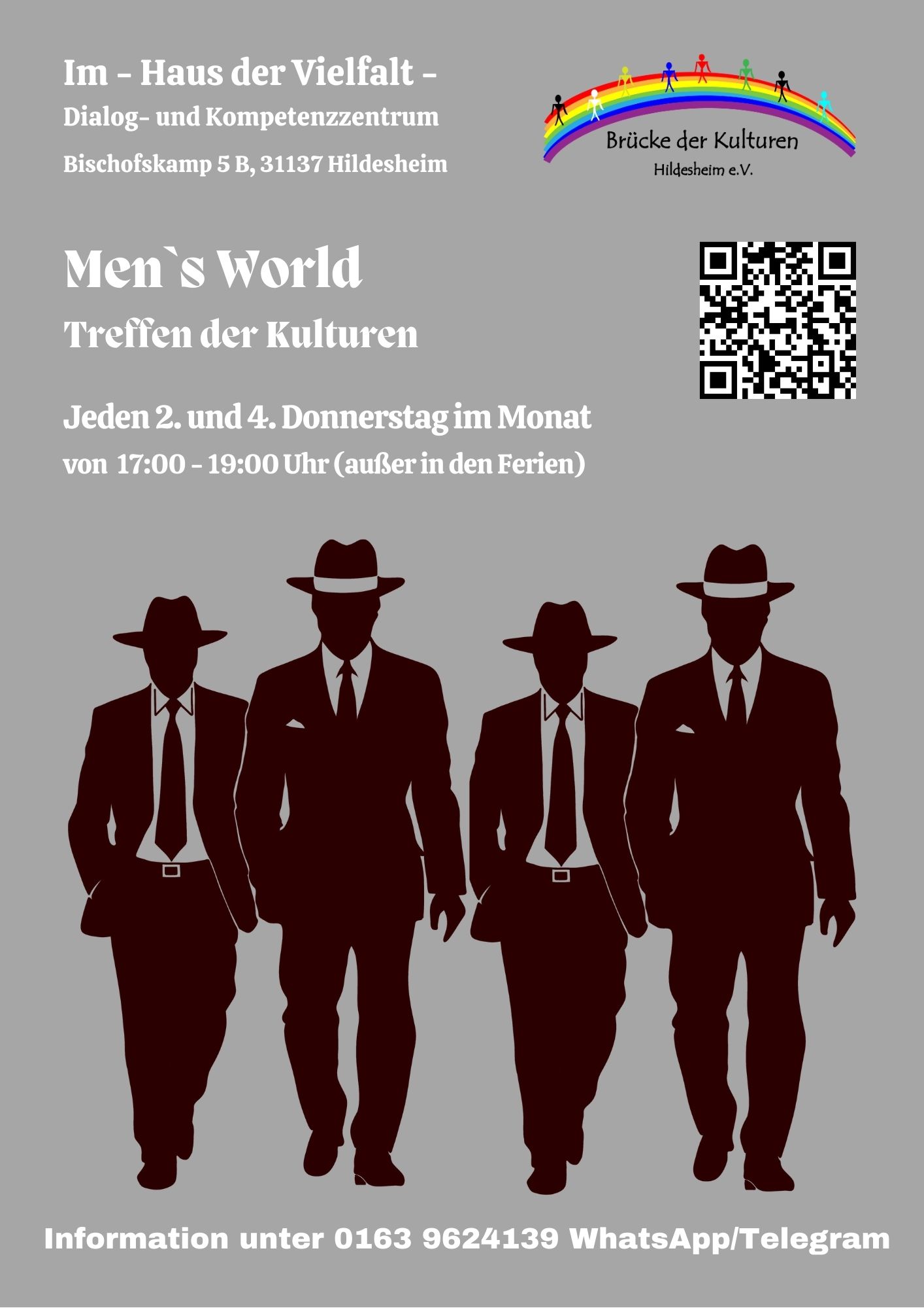 Flyer zum Mens World Treff