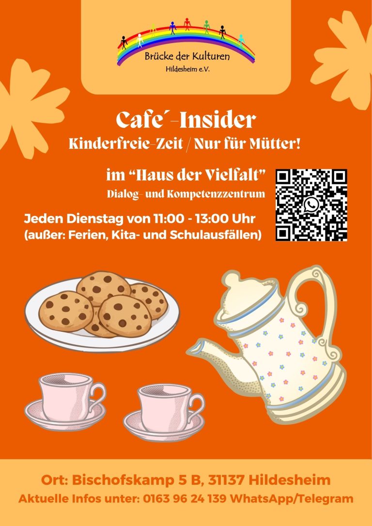 Flyer für die Reihe Café-Insider, nur für Mütter!