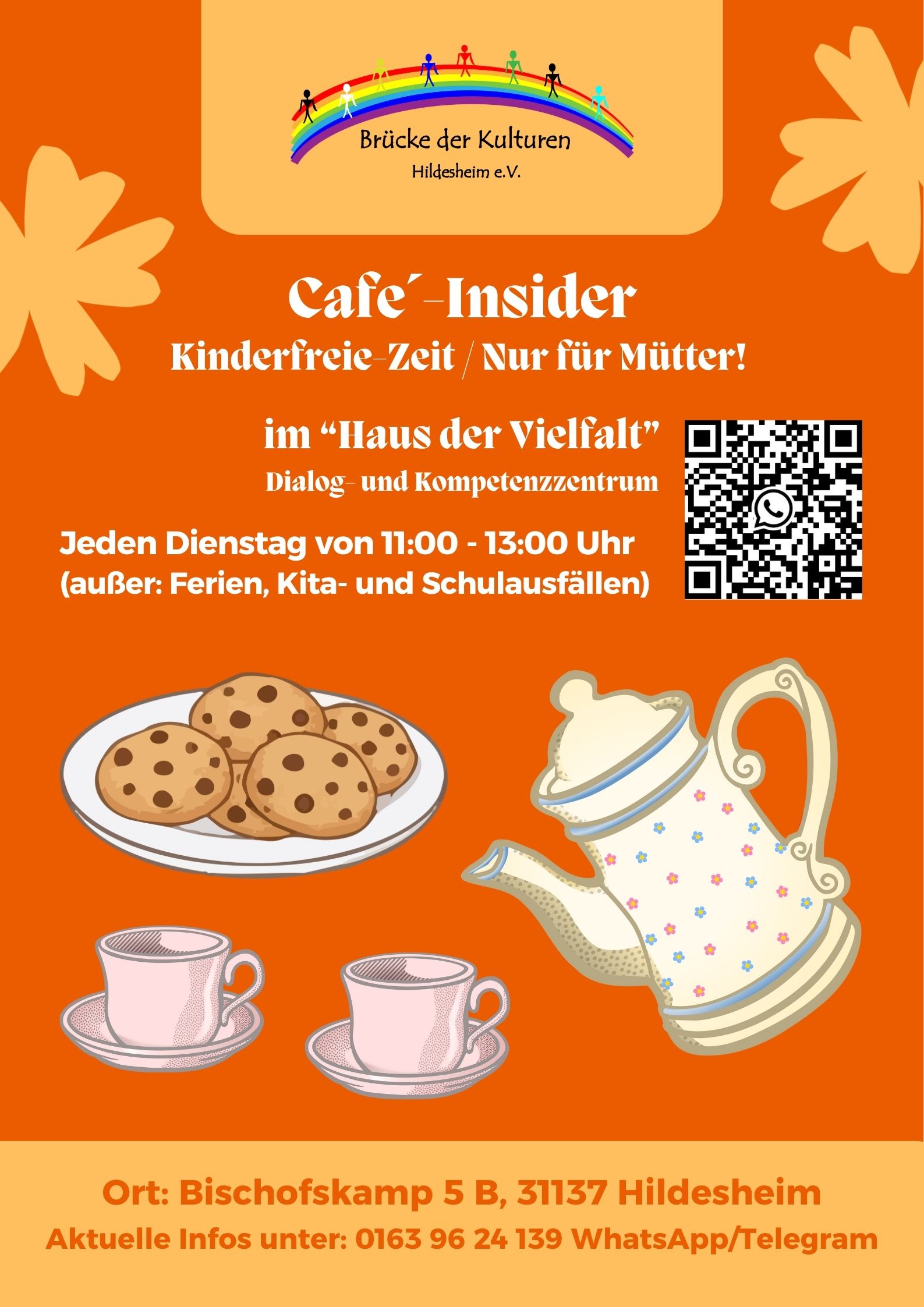 Flyer für die Reihe Café-Insider, nur für Mütter!