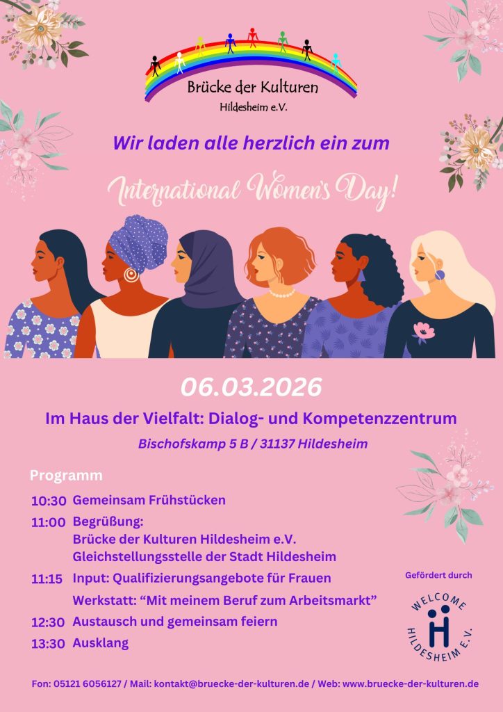 Flyer zum Weltfrauentag 2026