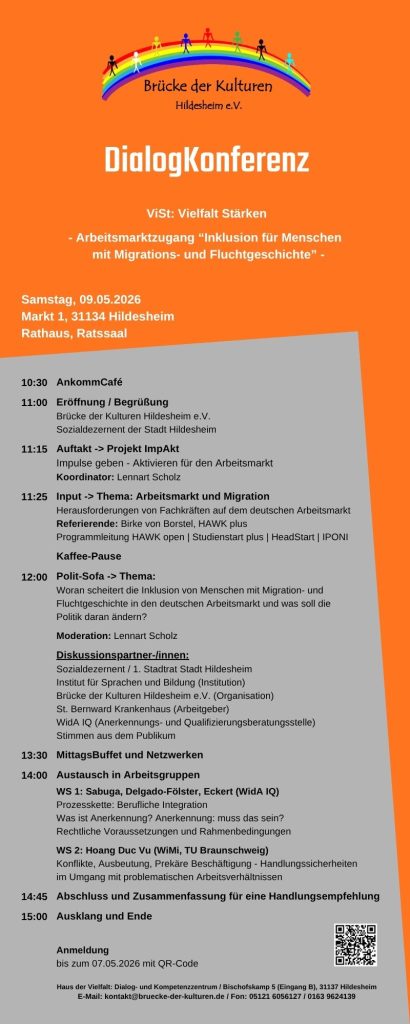 Flyer zur Dialogkonferenz 2026