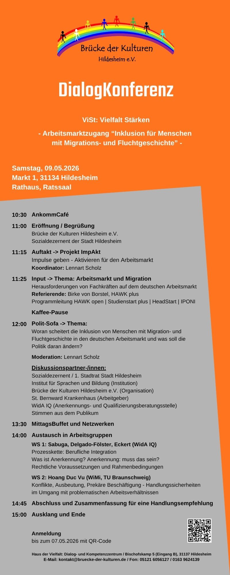 Flyer zur Dialogkonferenz 2026
