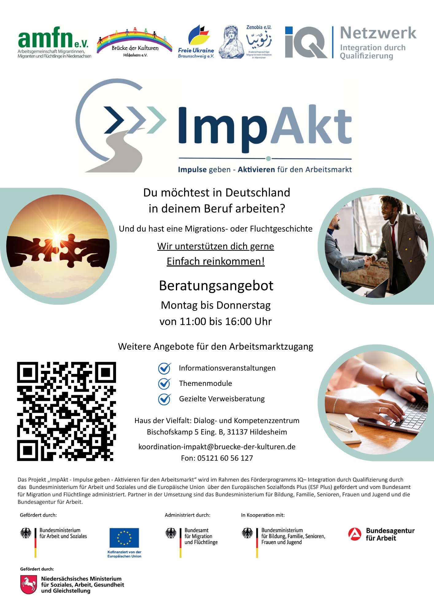 Flyer zum ImpAkt-Beratungsangebot