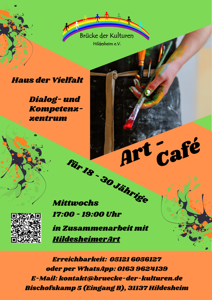 Handzettel zum Projekt Art-Café